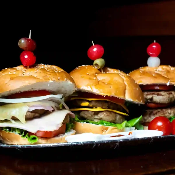 Pan con hamburguesa de cerdo