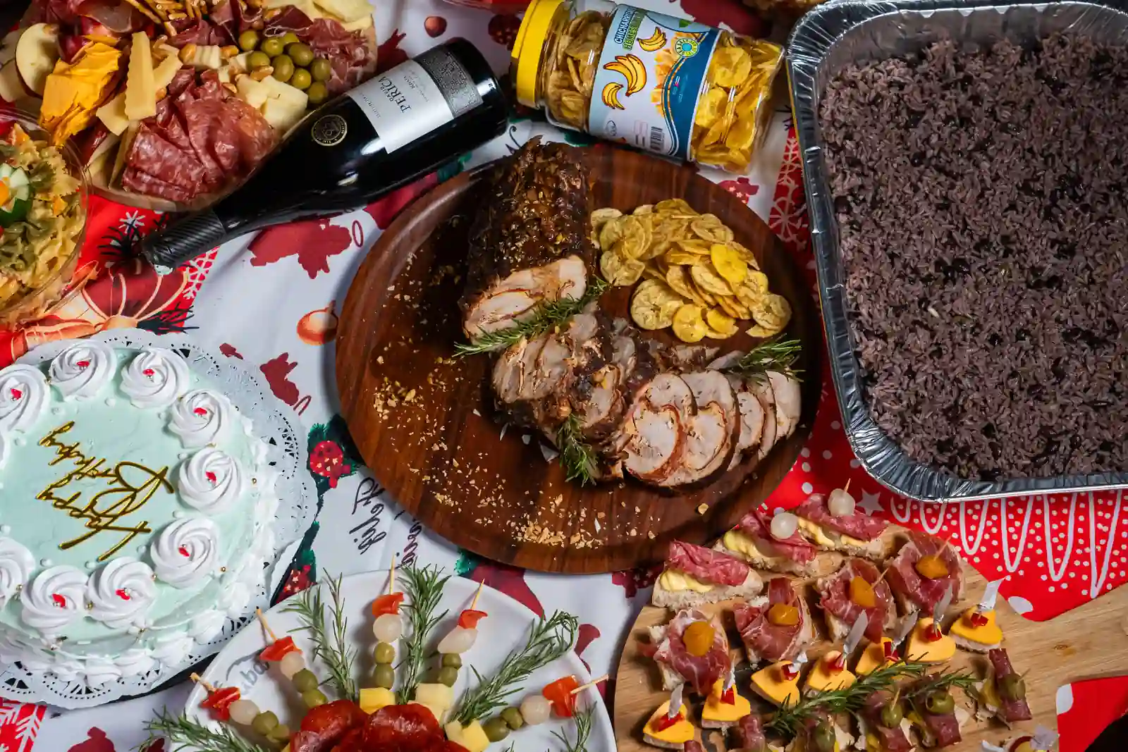 Cena para 4 personas