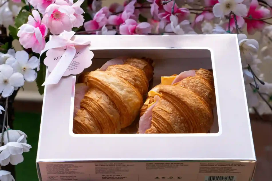 Caja de regalo de croissant